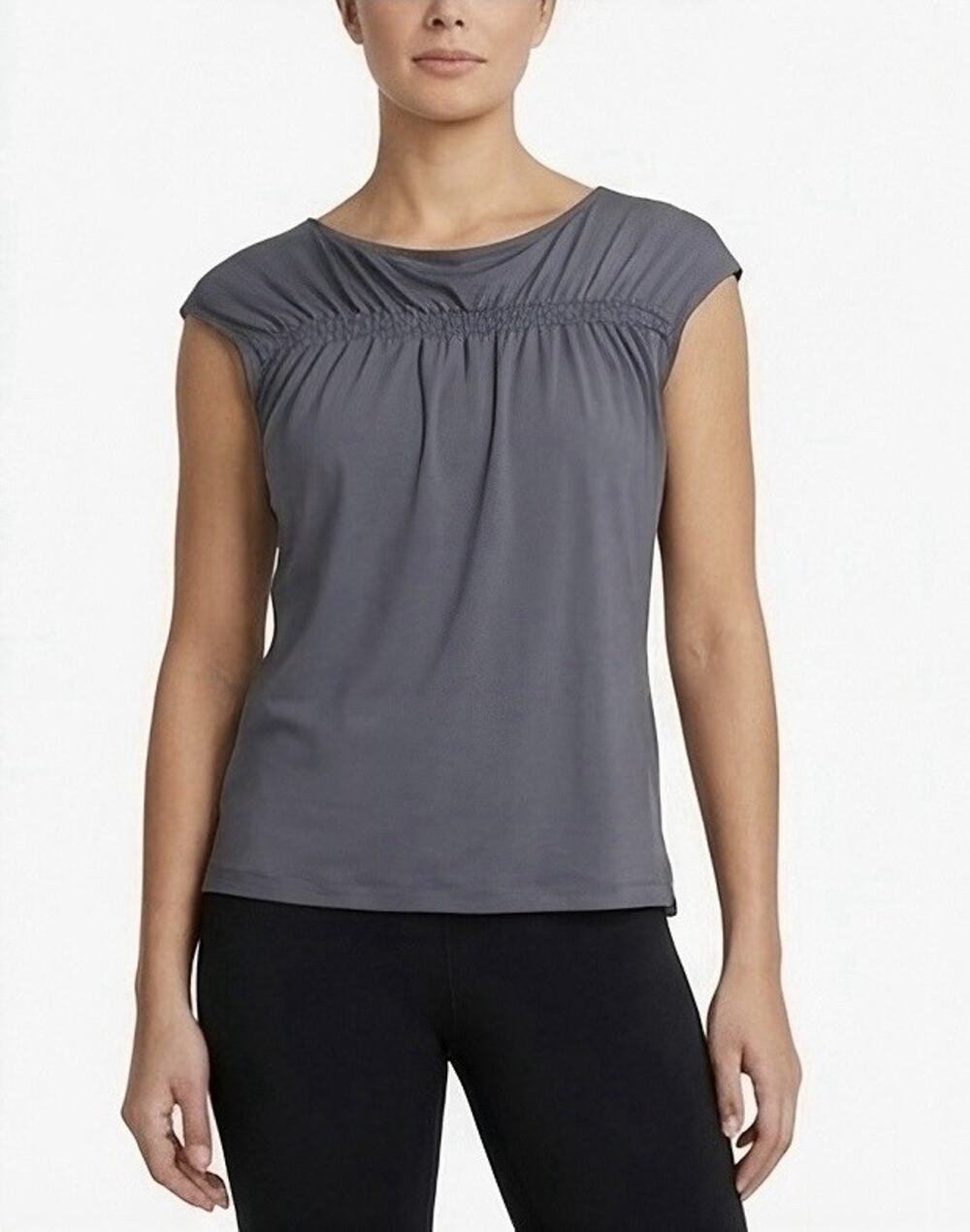 GapBodyFit Activewear Top Women XS Black Stretch Workout